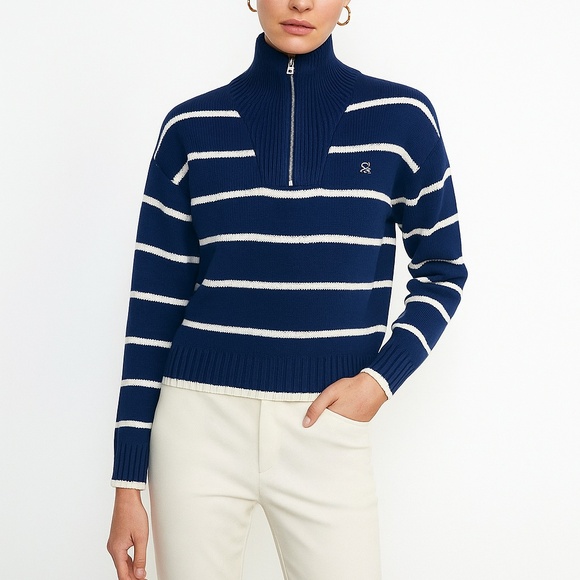 United Colors of Benetton 1/4 zip sweater, NWOT, size S/p - Picture 4 of 4